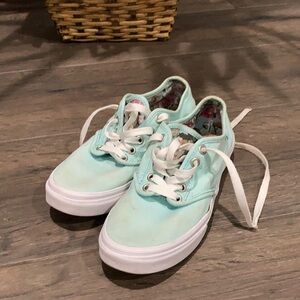 Women’s Vans size 6.5 Romantic Floral And green